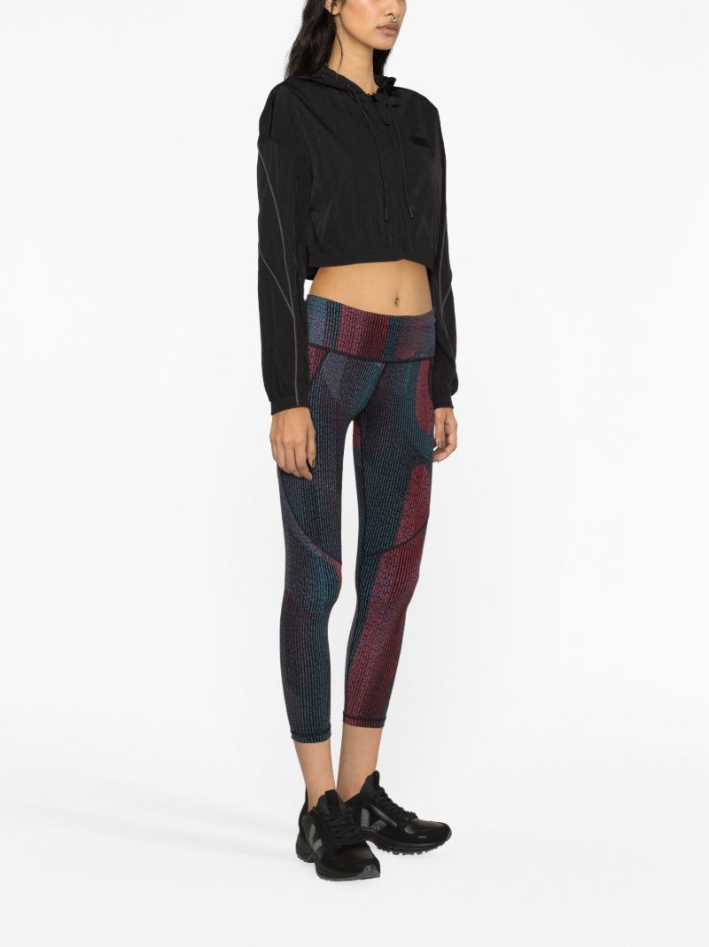 Black Hooded Cropped Jacket