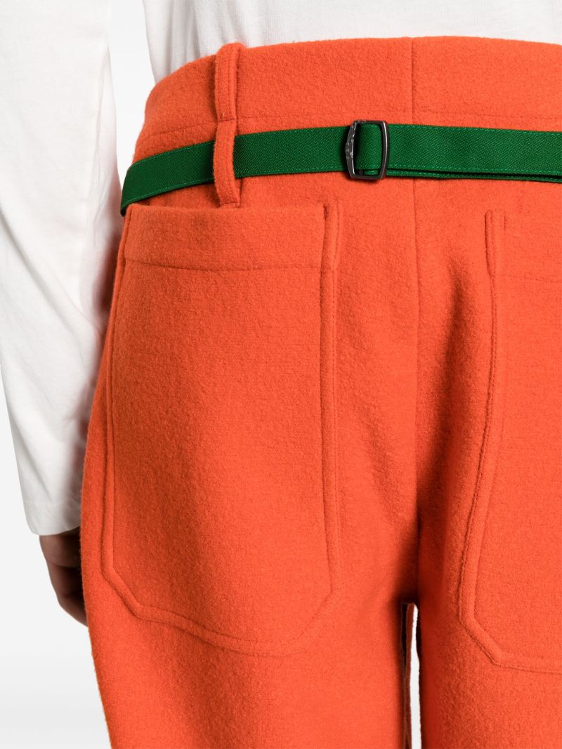Orange Aspasia Panelled Trousers