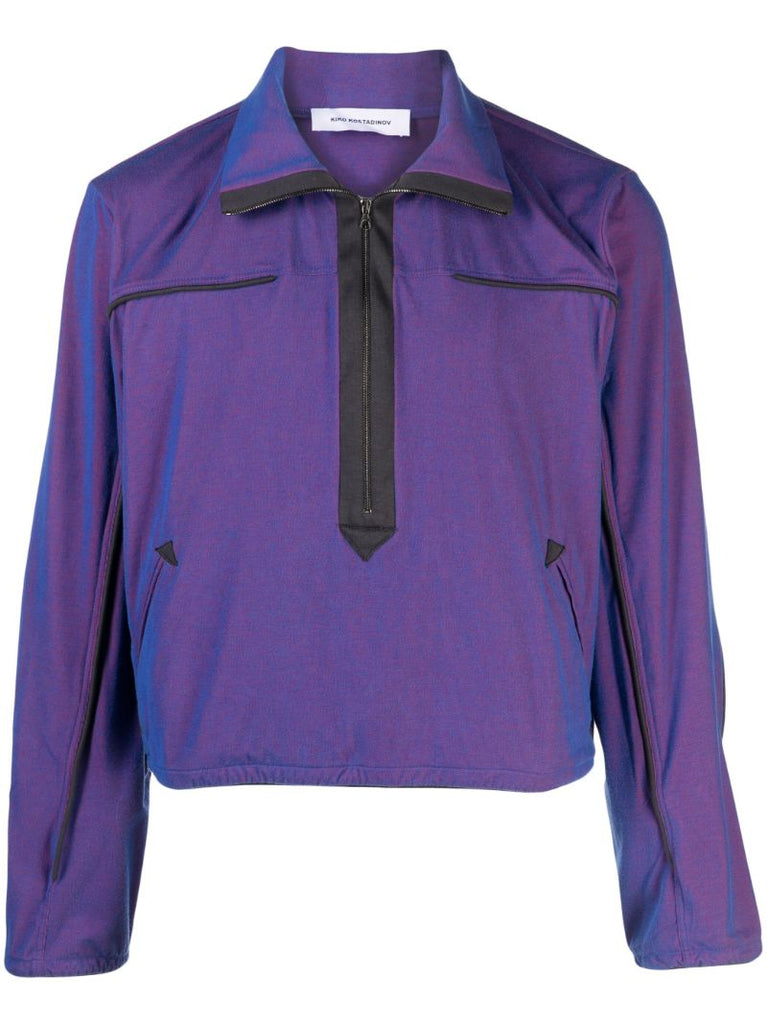 Purple Agathon Pullover Top