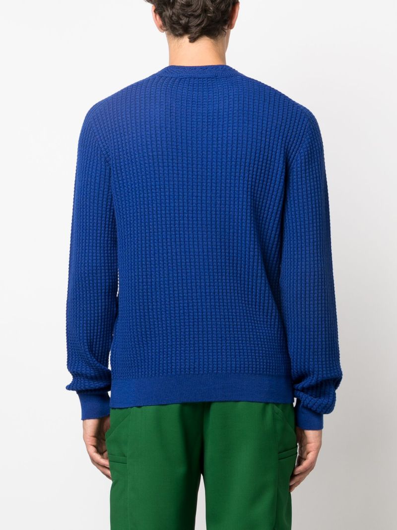 Blue Sorelle Ribbed-knit Sweater