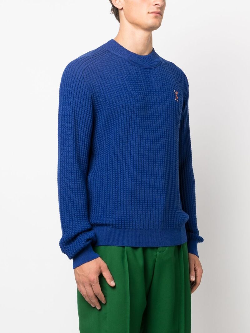 Blue Sorelle Ribbed-knit Sweater