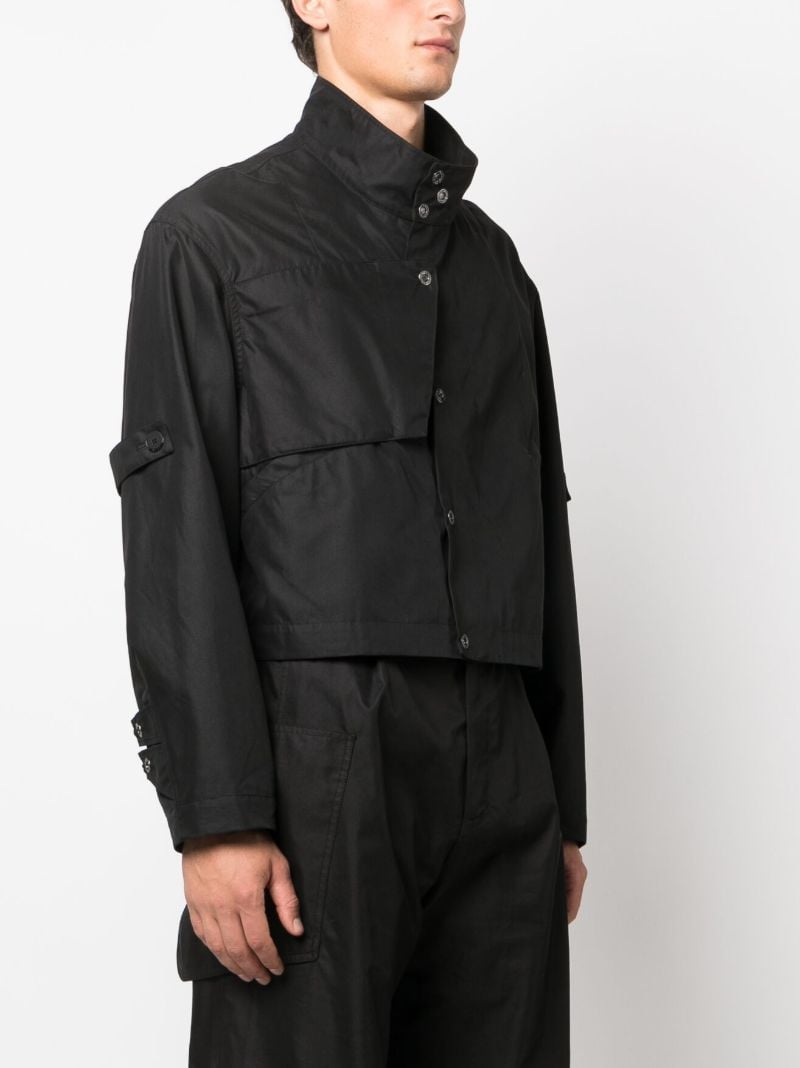Black Meno Cotton-blend Jacket