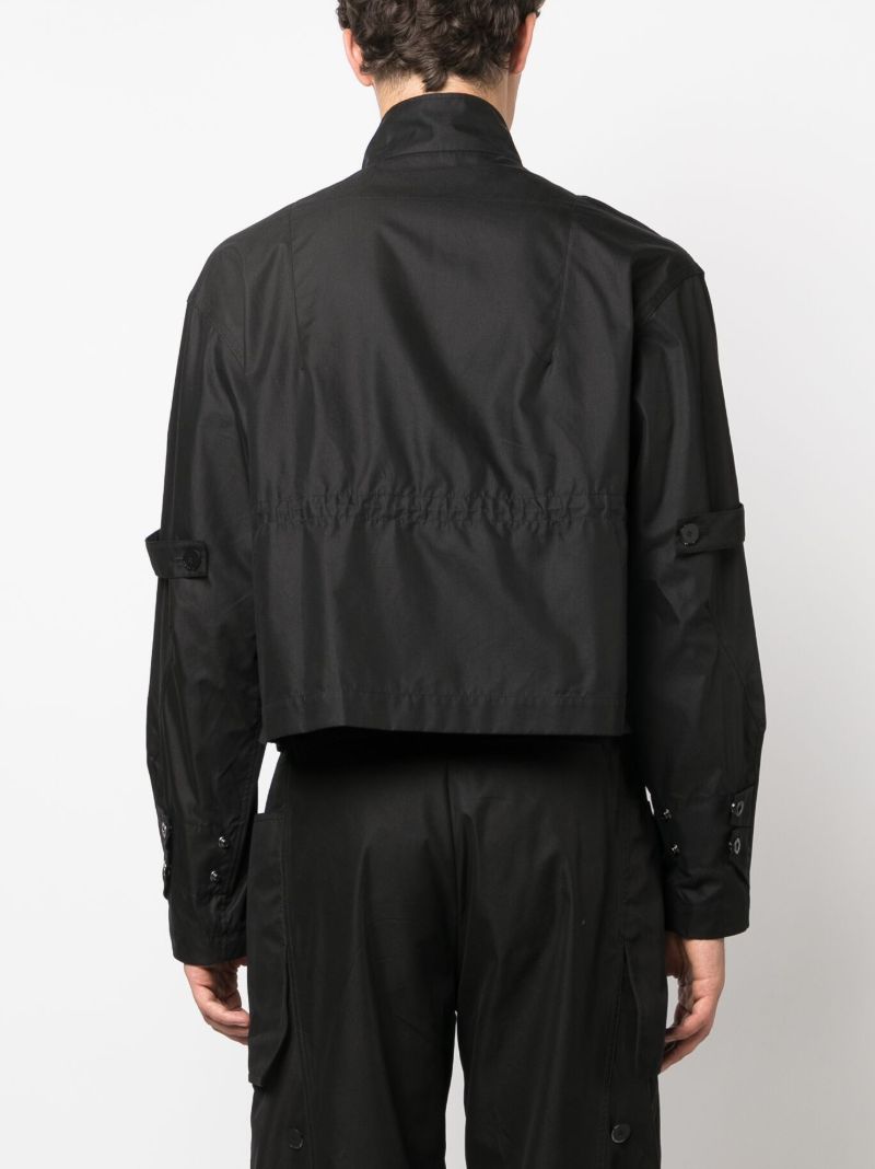 Black Meno Cotton-blend Jacket