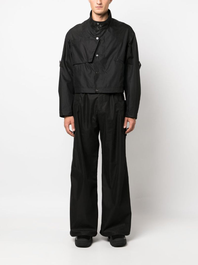 Black Meno Cotton-blend Jacket