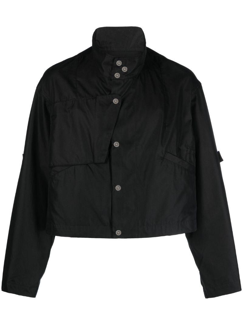Black Meno Cotton-blend Jacket