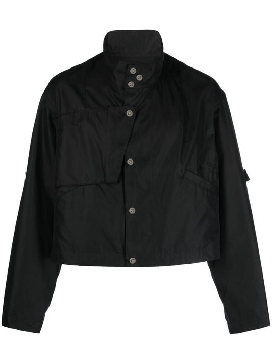 Black Meno Cotton-blend Jacket