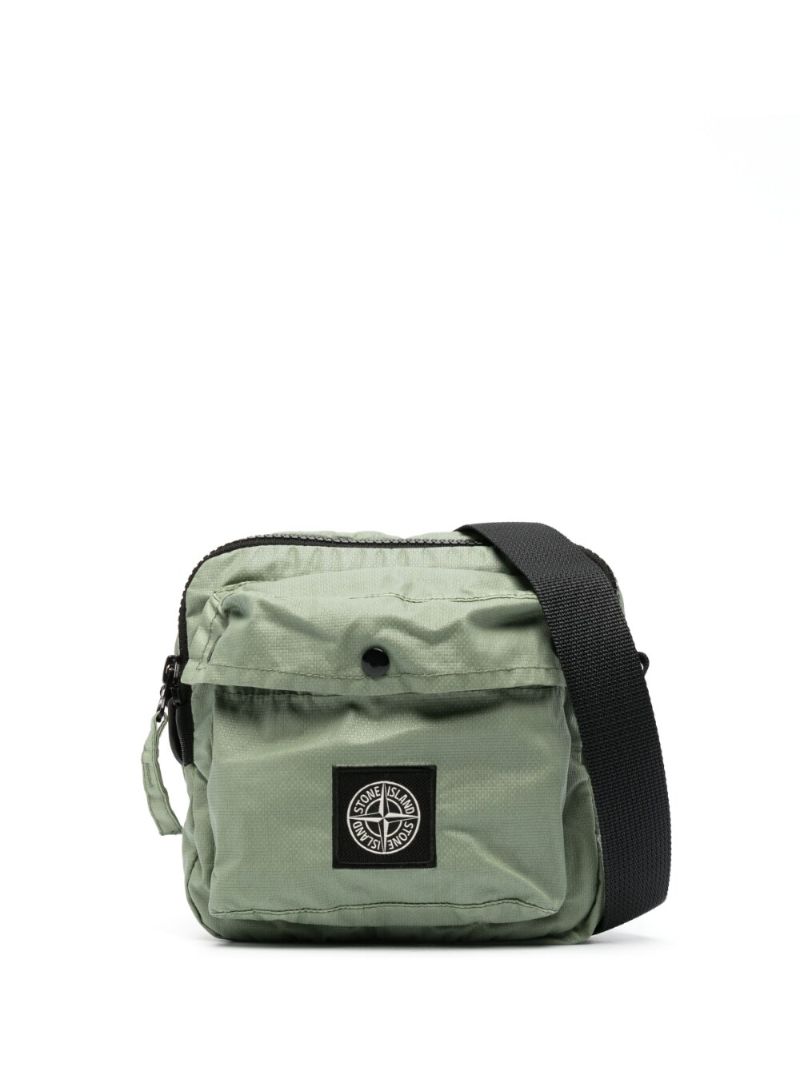 Green Mussola Gommata-tc Messenger Bag