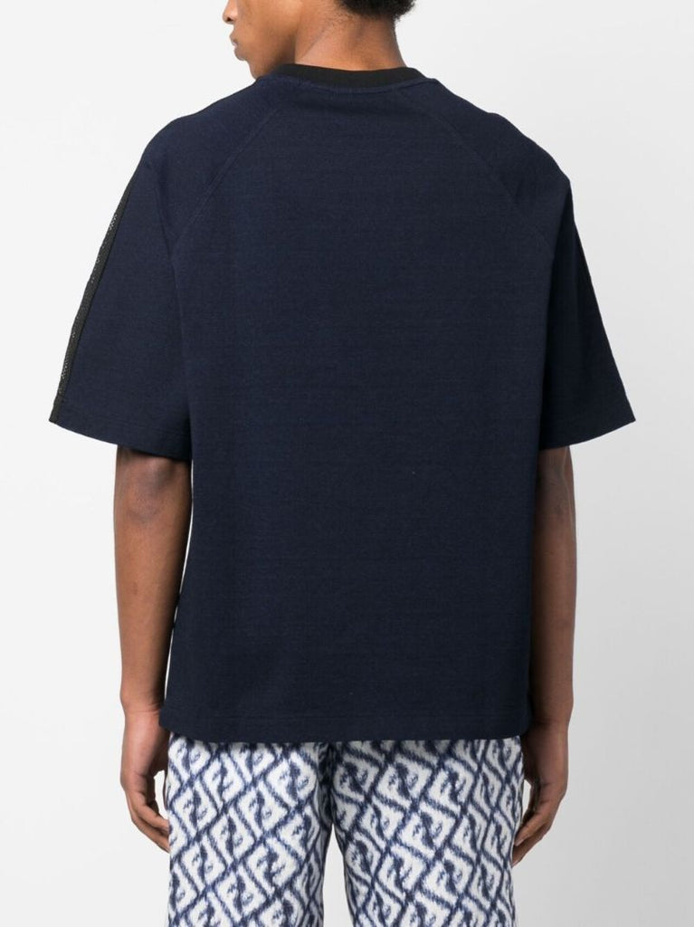 Blue Ff Monogram Short Sleeve T-shirt