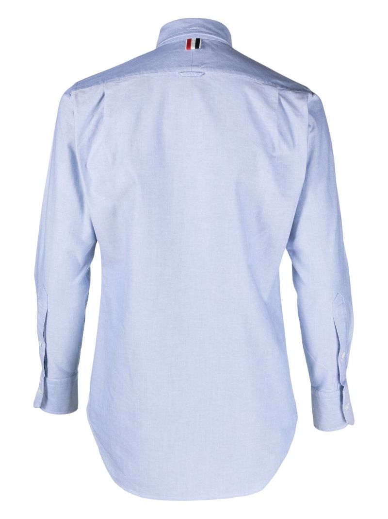 Blue Cotton Oxford Shirt