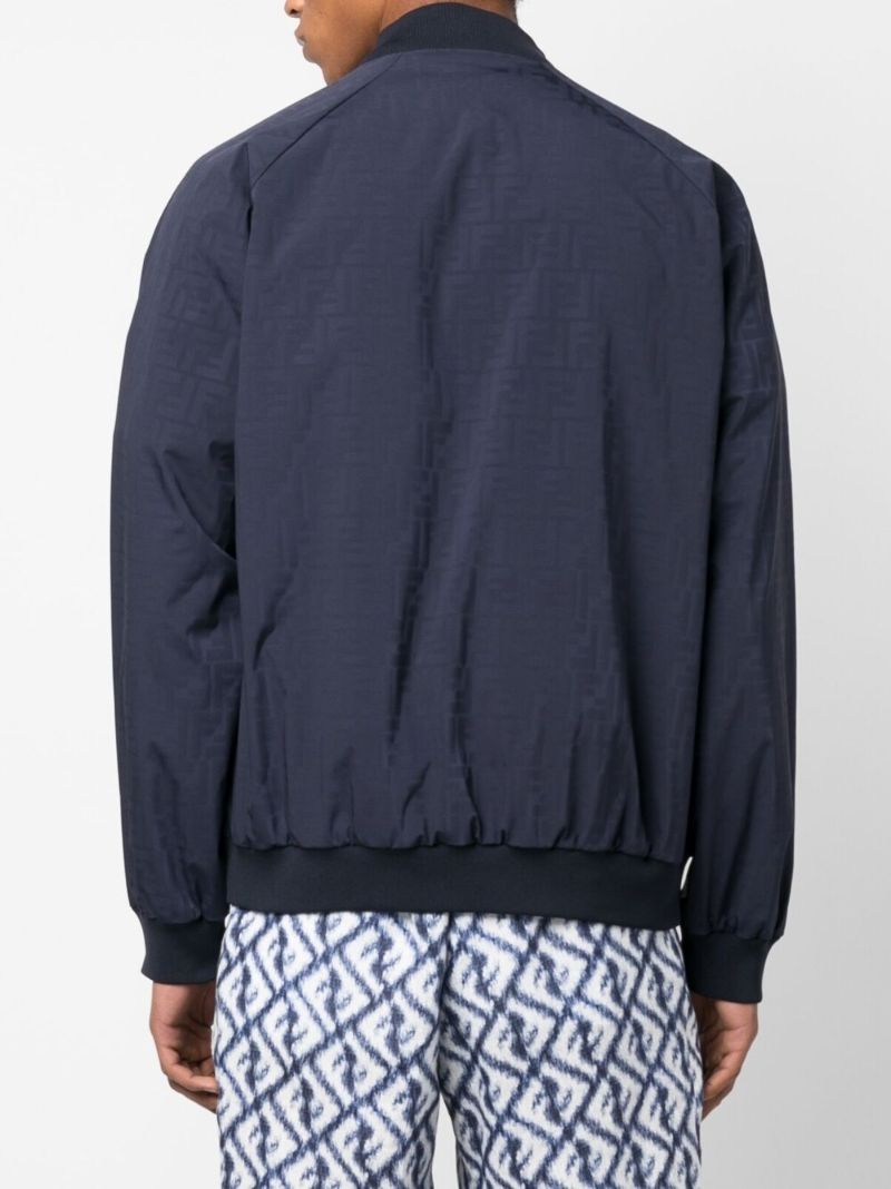 Blue Zip Fastening Jacket