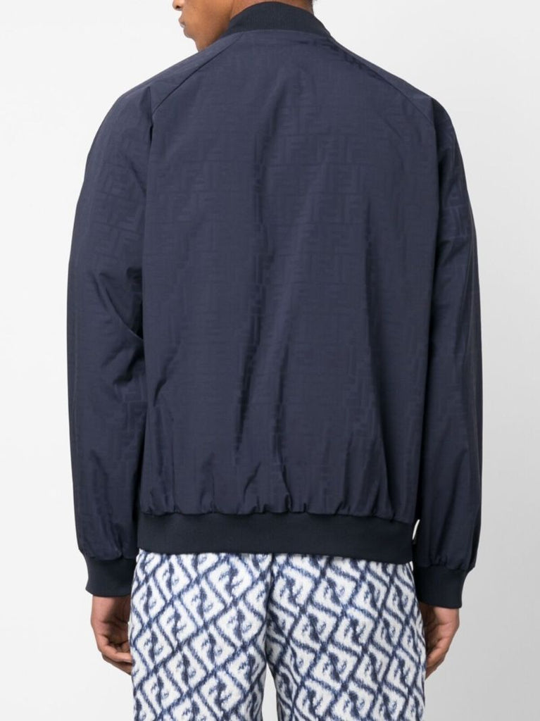 Blue Zip Fastening Jacket