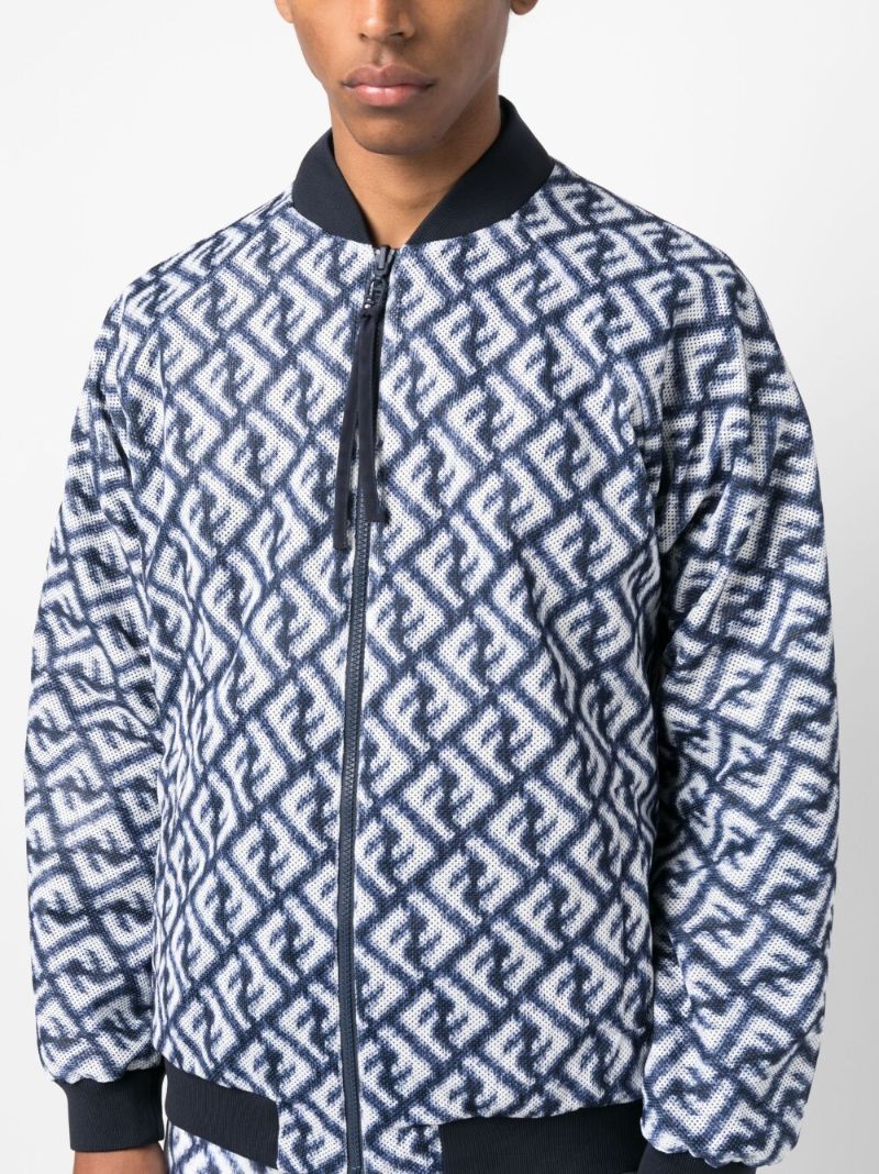 Blue Zip Fastening Jacket
