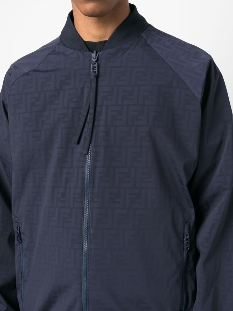 Blue Zip Fastening Jacket