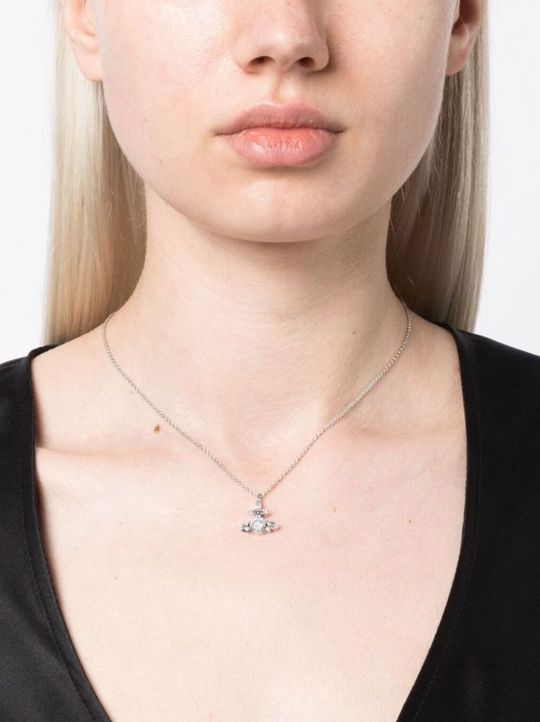 Silver-tone Colette Crystal Necklace
