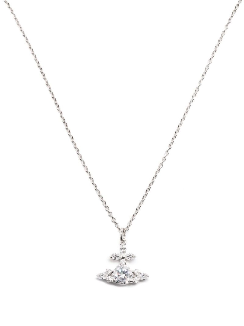 Silver-tone Colette Crystal Necklace