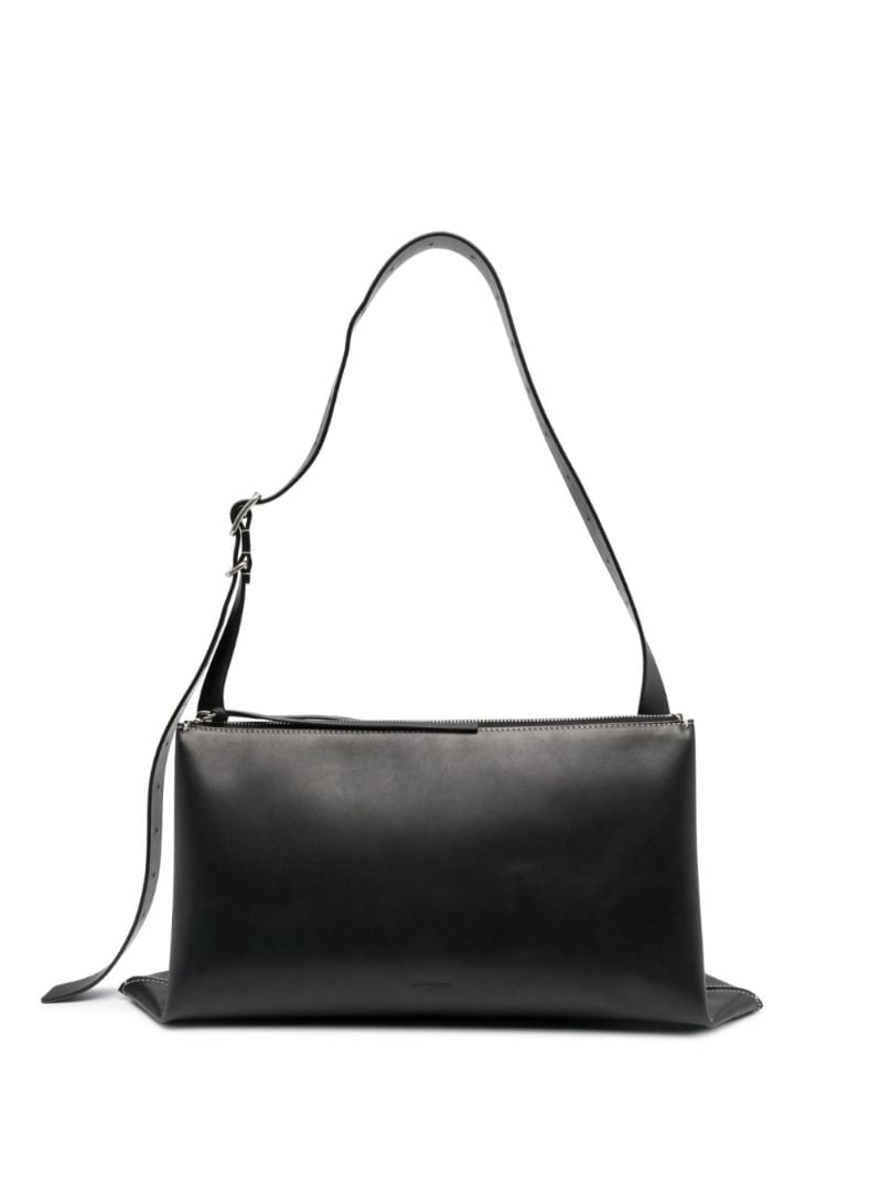Black Medium Leather Shoulder Bag