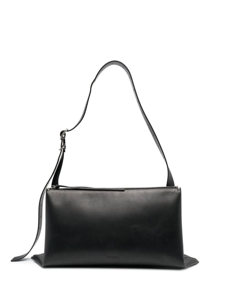 Black Medium Leather Shoulder Bag