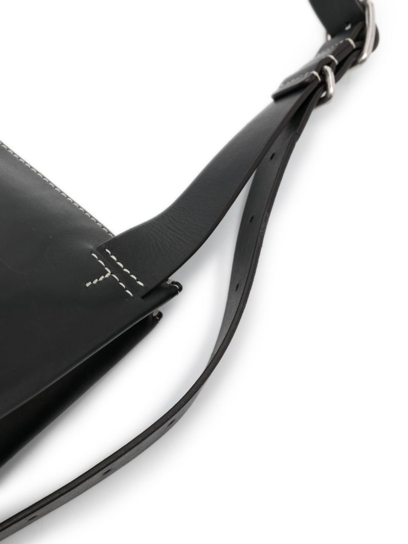 Black Medium Leather Shoulder Bag