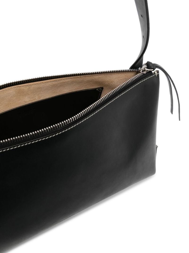 Black Medium Leather Shoulder Bag