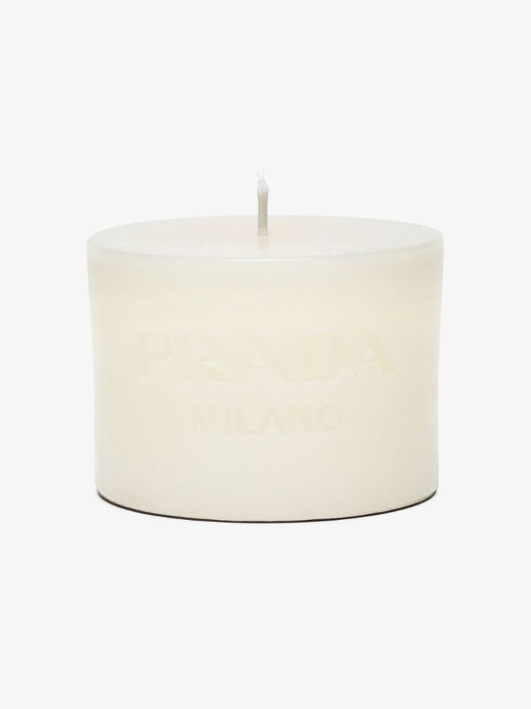White Logo Candle
