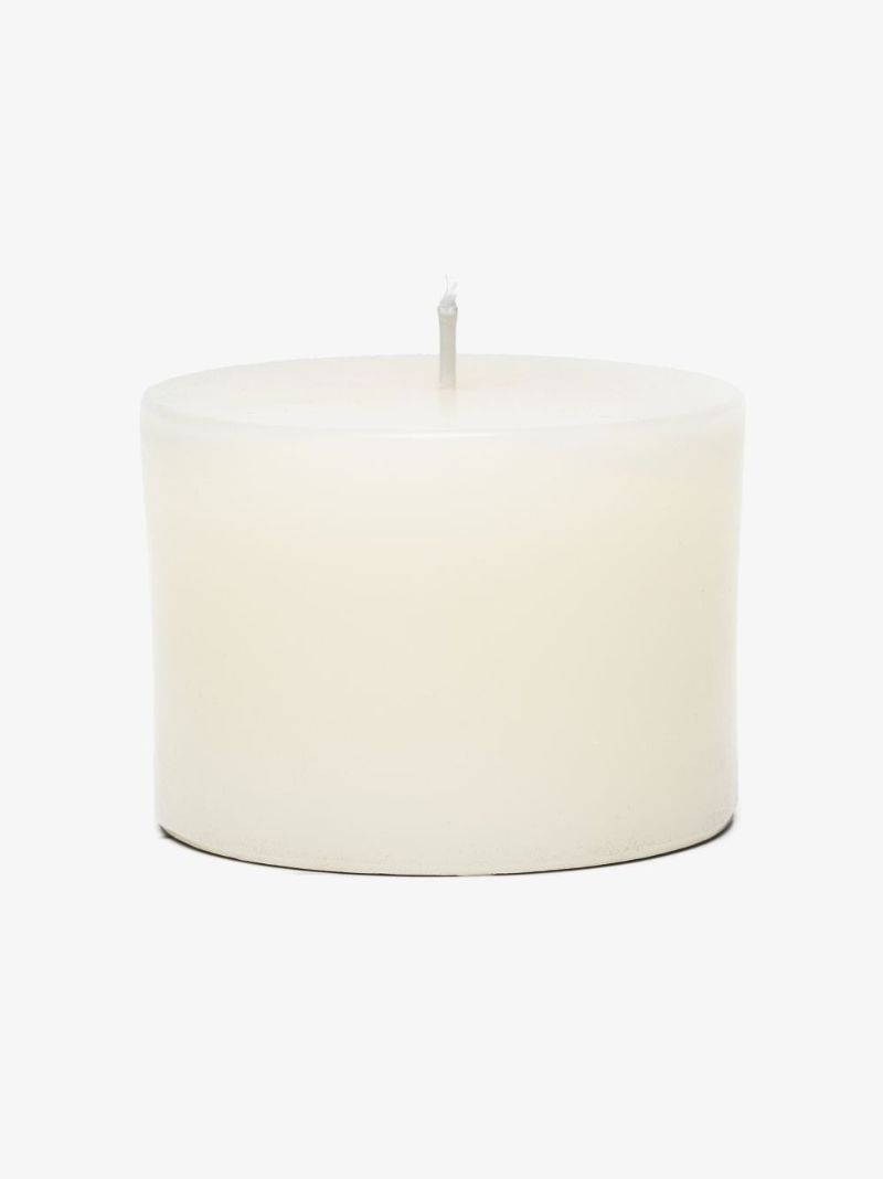 White Logo Candle
