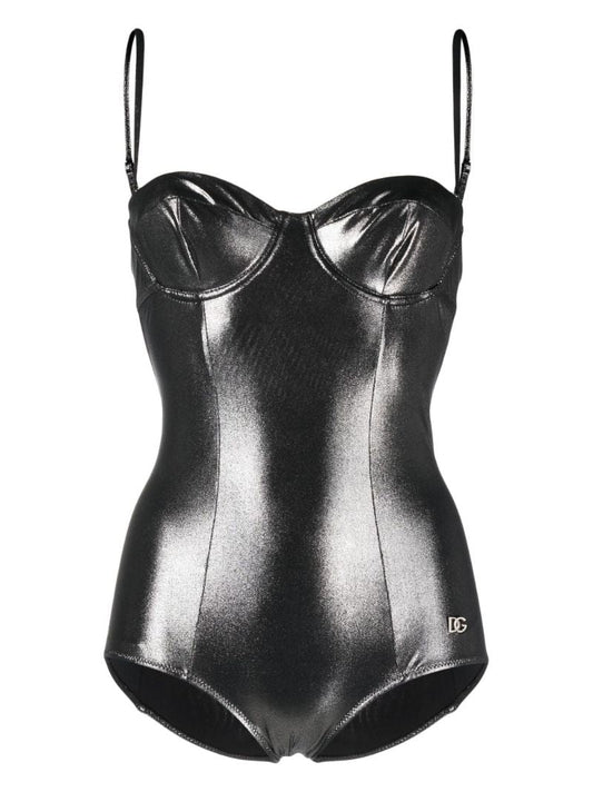 Silver-tone Balconette Swimsuit