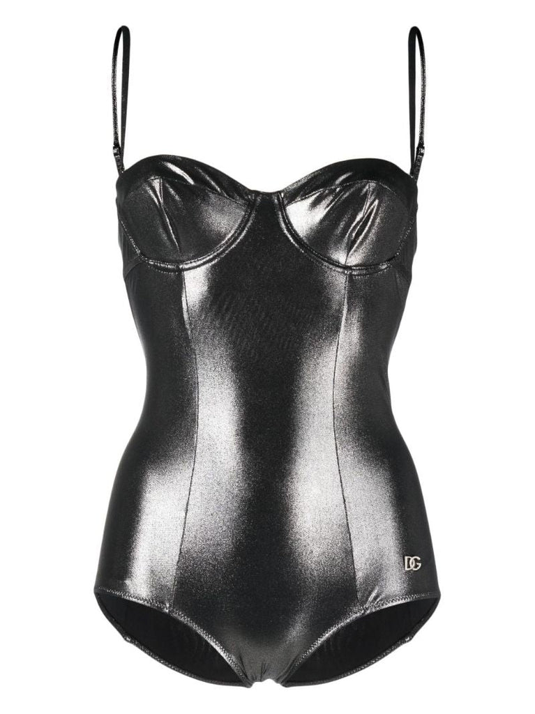 Silver-tone Balconette Swimsuit