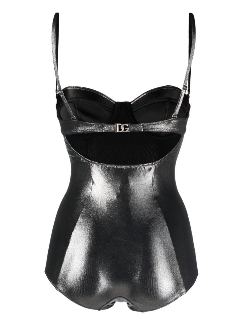 Silver-tone Balconette Swimsuit