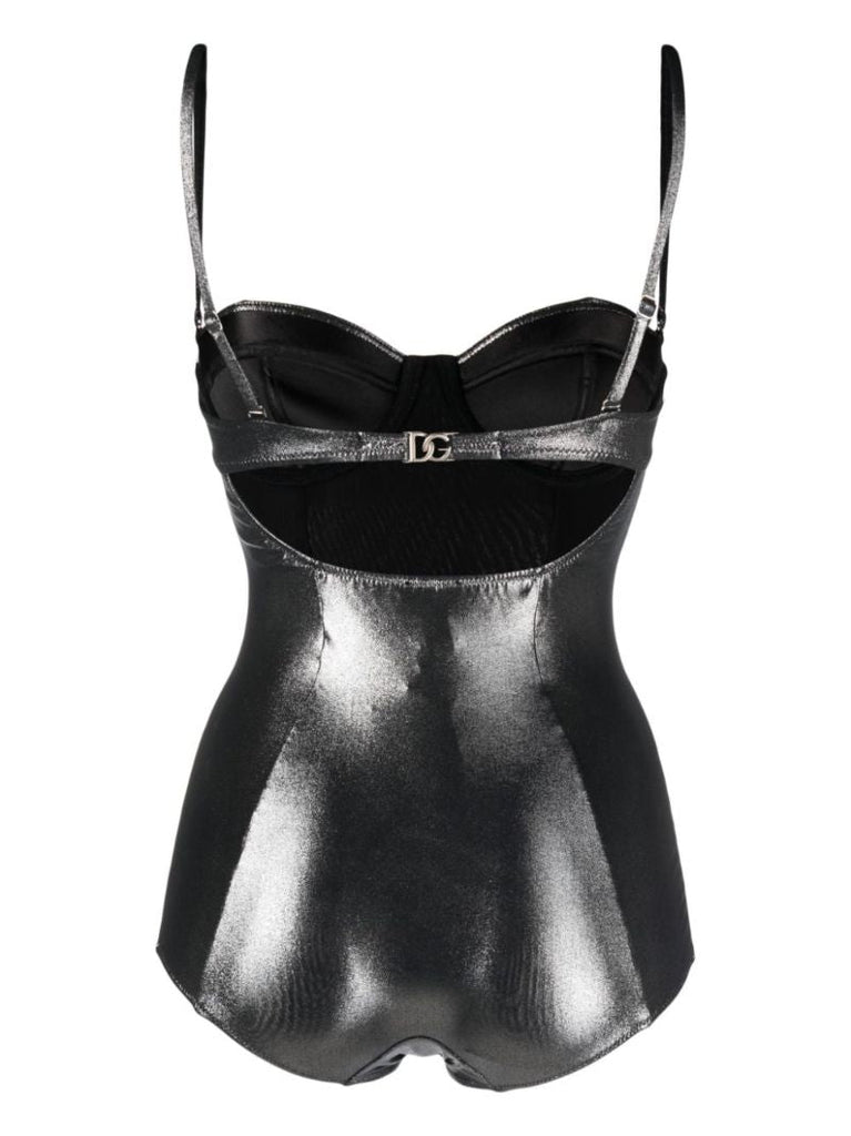 Silver-tone Balconette Swimsuit