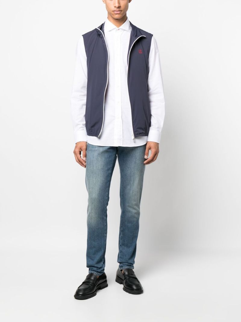 White Button-up Cotton Shirt
