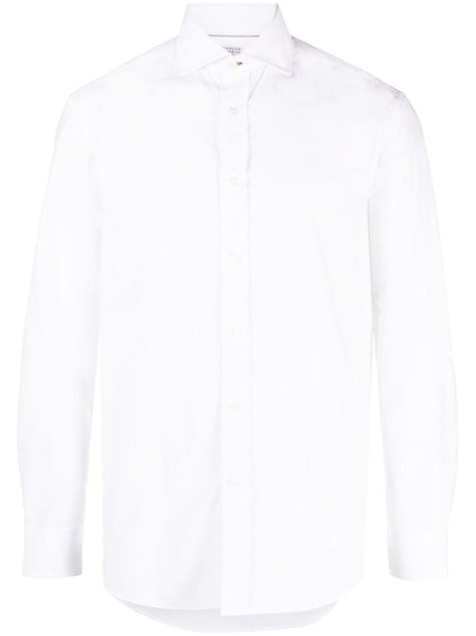 White Button-up Cotton Shirt