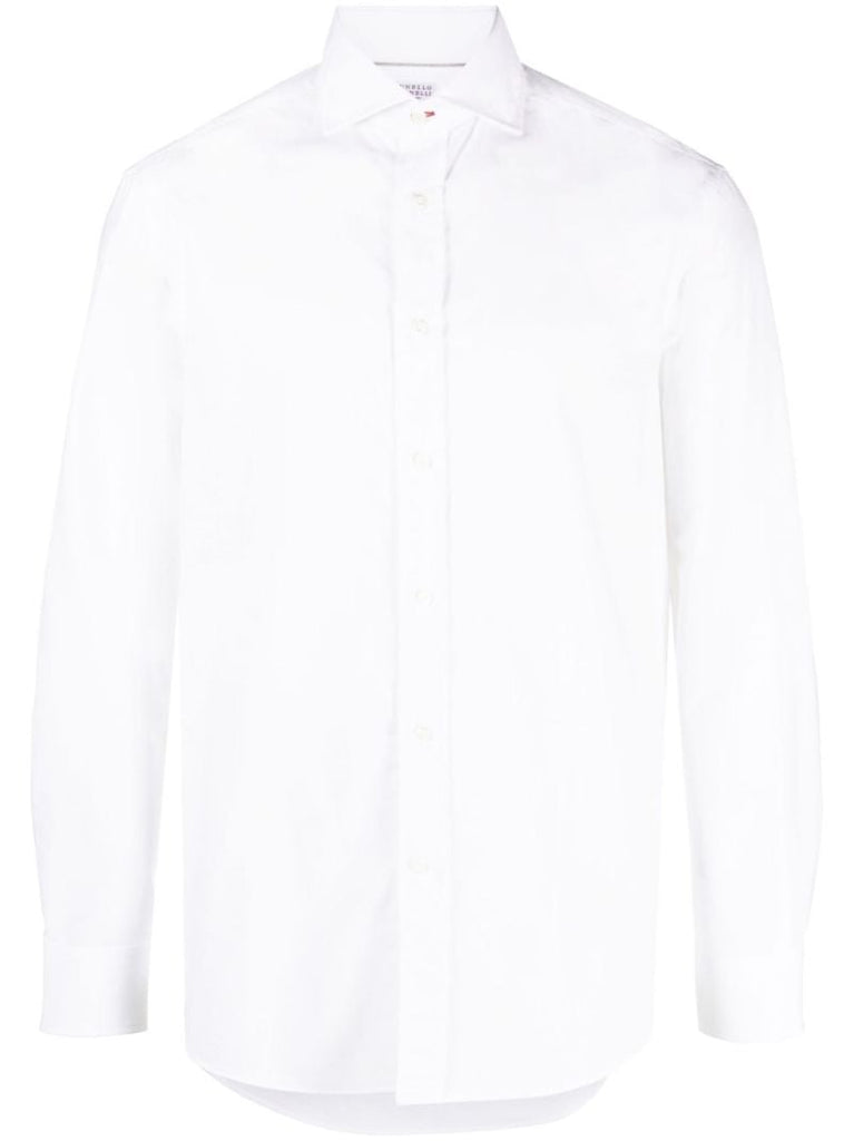 White Button-up Cotton Shirt