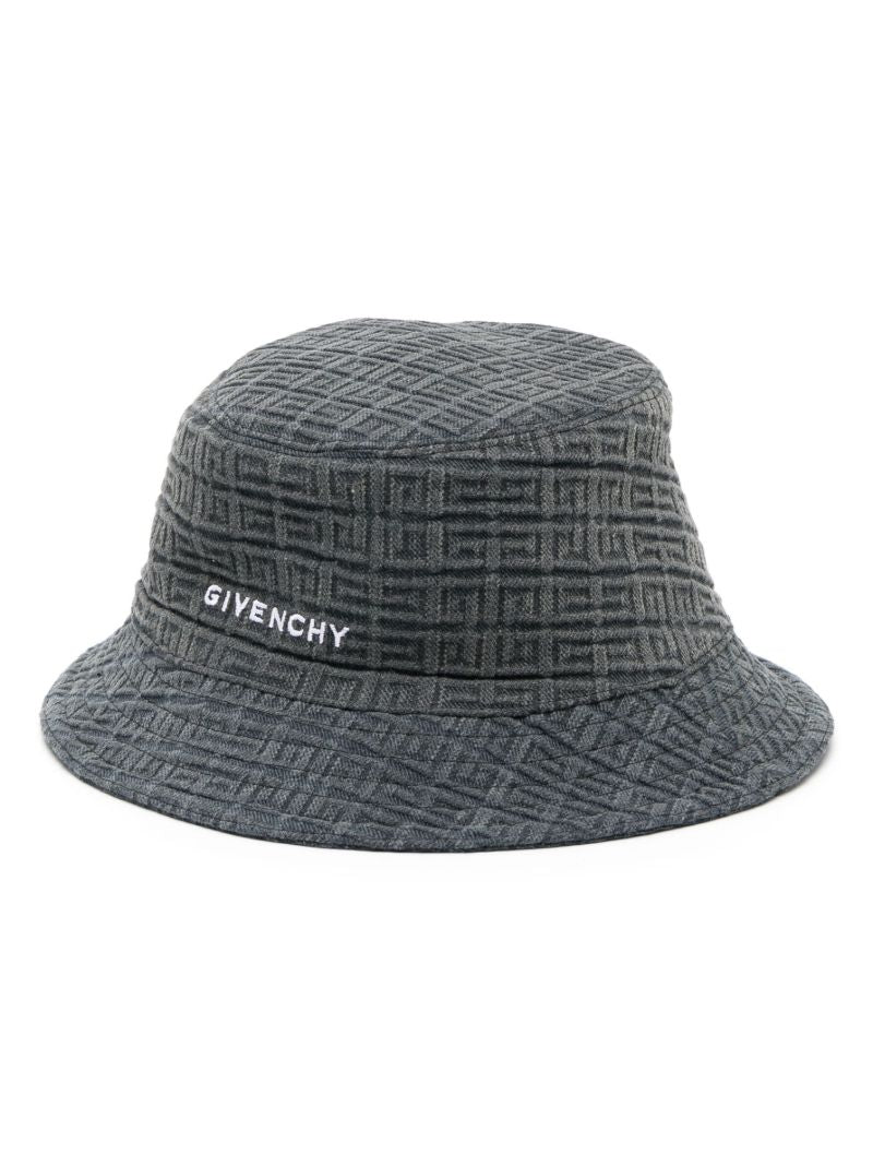 Grey 4g Cotton Bucket Hat