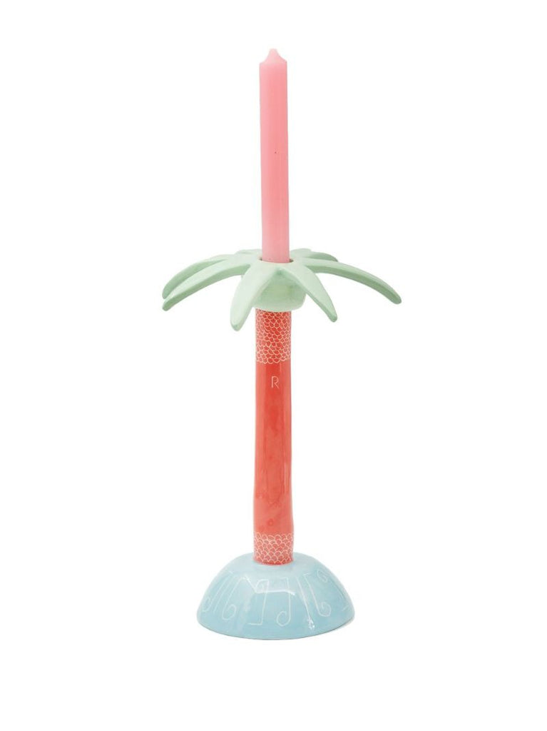 Orange Coconut Tree Candle Holder
