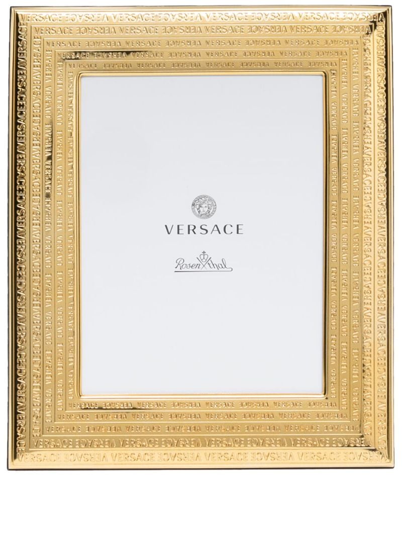 Gold-tone Logo-debossed Photo Frame