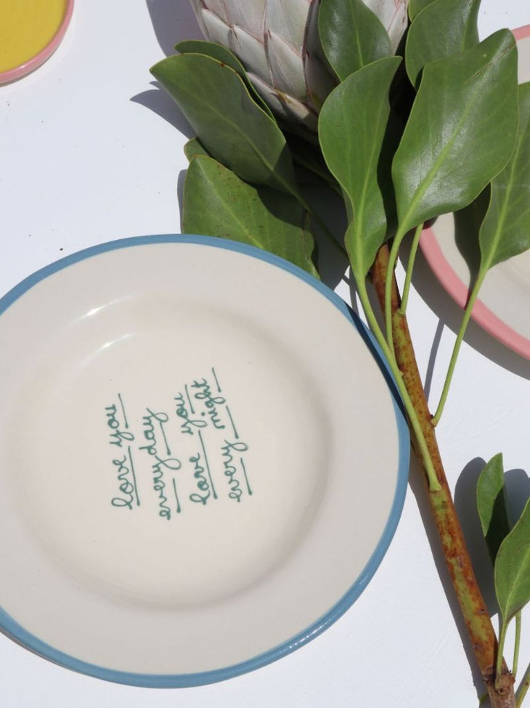 Multicolour Dessert Plate Set