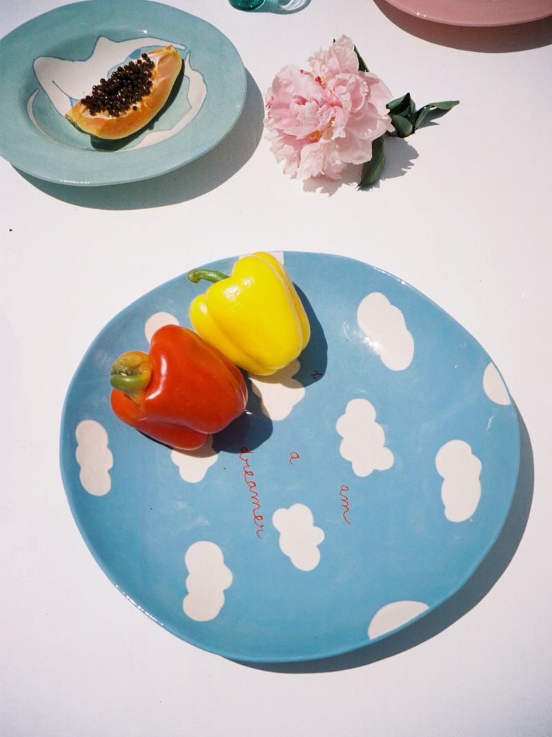 Blue I Am a Dreamer Fruit Platter
