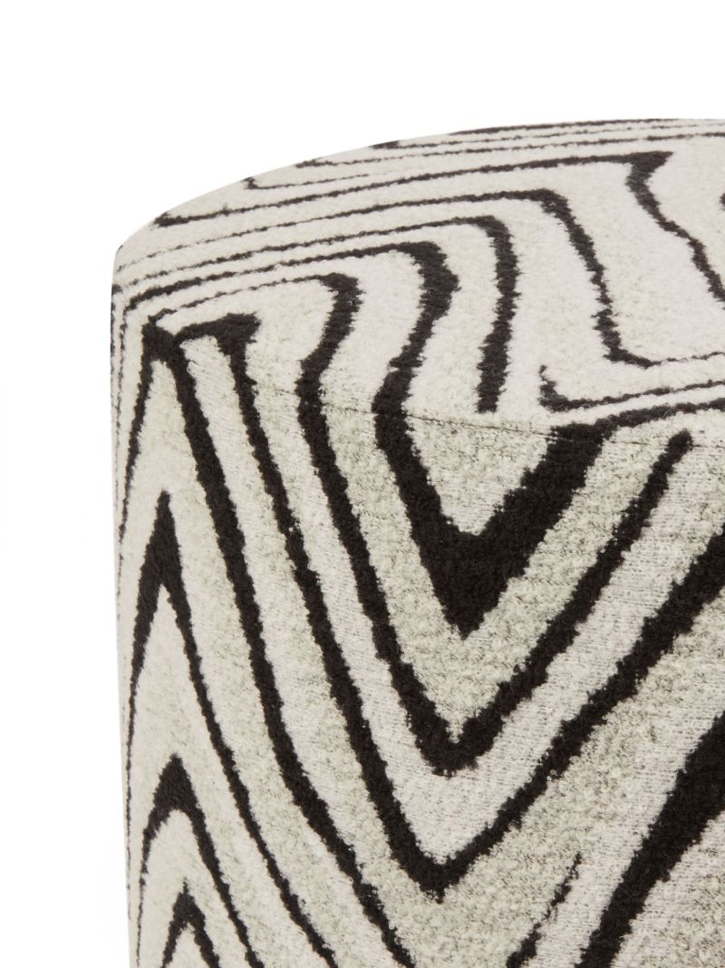 Neutral Savana Cylindrical Pouf