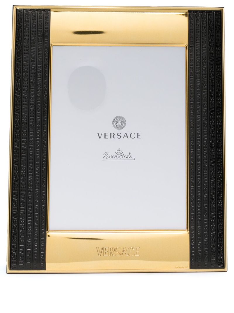 Black Logo Debossed Photo Frame
