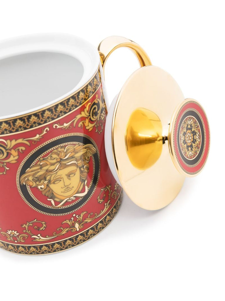 Red Medusa Ceramic Teapot