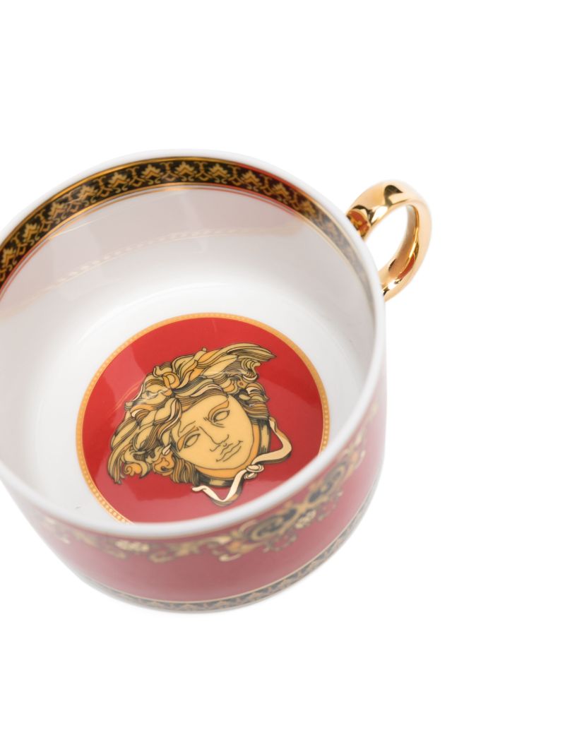 Red Medusa Ceramic Tea Cup