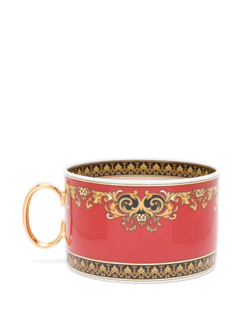 Red Medusa Ceramic Tea Cup