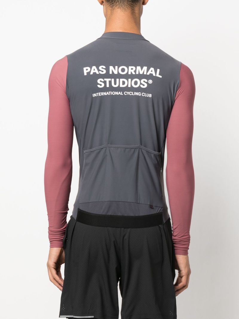 Grey Mechanism Cycling Jersey Top