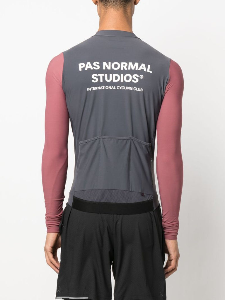 Grey Mechanism Cycling Jersey Top