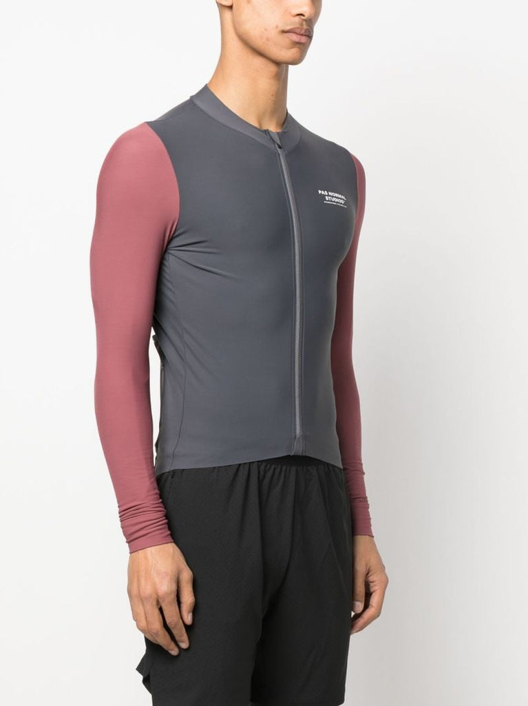 Grey Mechanism Cycling Jersey Top
