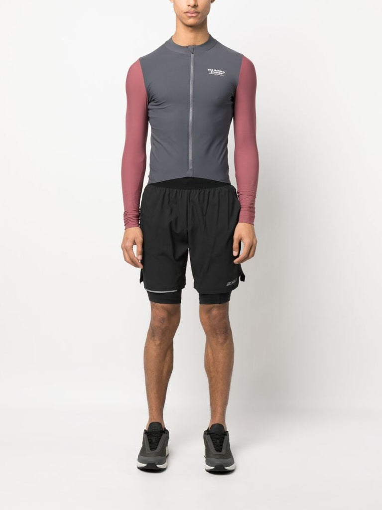 Grey Mechanism Cycling Jersey Top