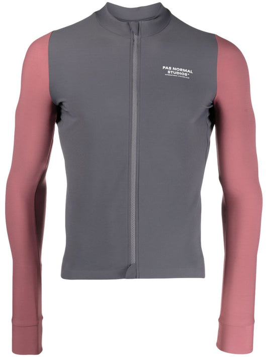 Grey Mechanism Cycling Jersey Top