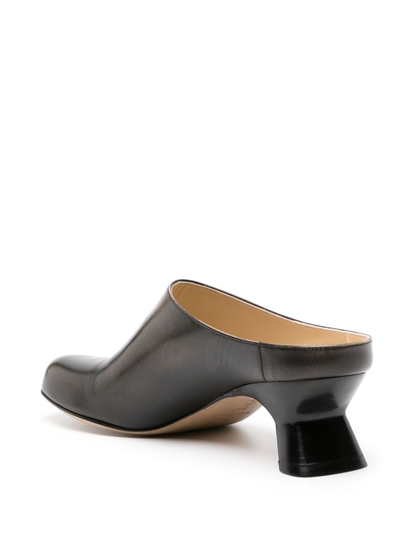 Black Terra 45 Leather Mules