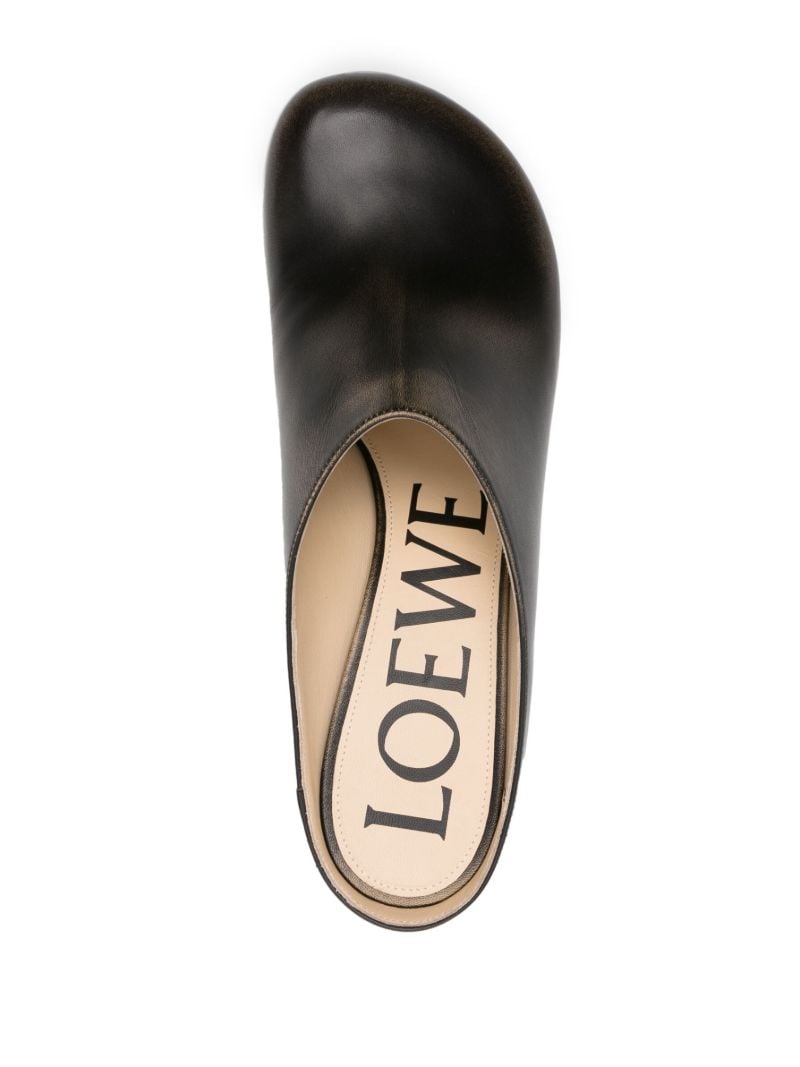 Black Terra 45 Leather Mules