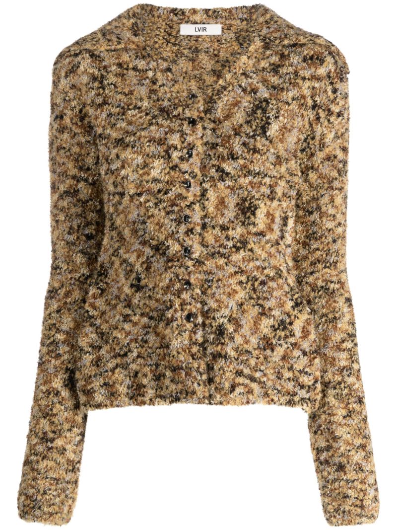 Neutral Marl Knit Cardigan